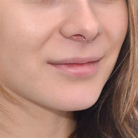 16g septum ring gold